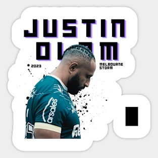 Justin Olam Storm Sticker